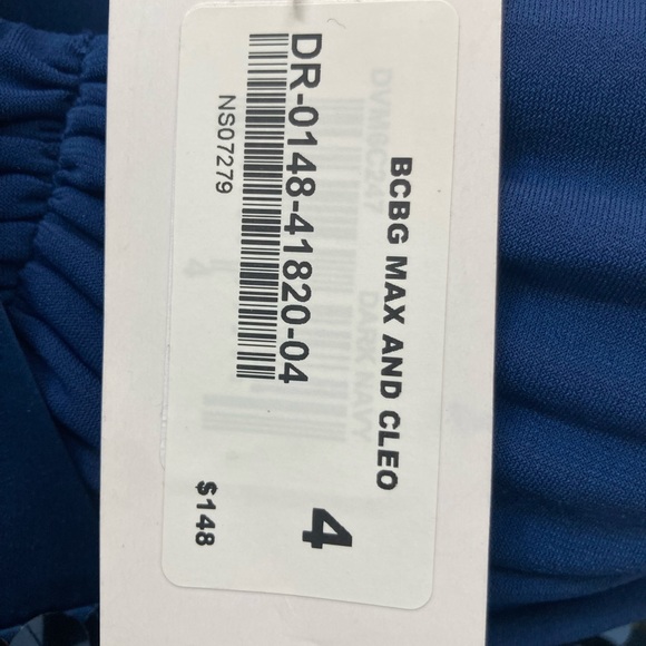 BCBG max and Cleo blue halter dress size 4 - Picture 3 of 6